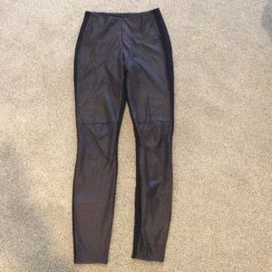 Lyssé Vegan Leather High Waist Front Leggings
